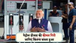20 जुलाई से सस्ते हुए पेट्रोल-डीजल के रेट! दिल्ली में ₹95, मुंबई में ₹97 प्रति लीटर – जानें कीमतों का नया हाल
